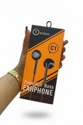 iAccess C1 Super Bass Wired Earphones