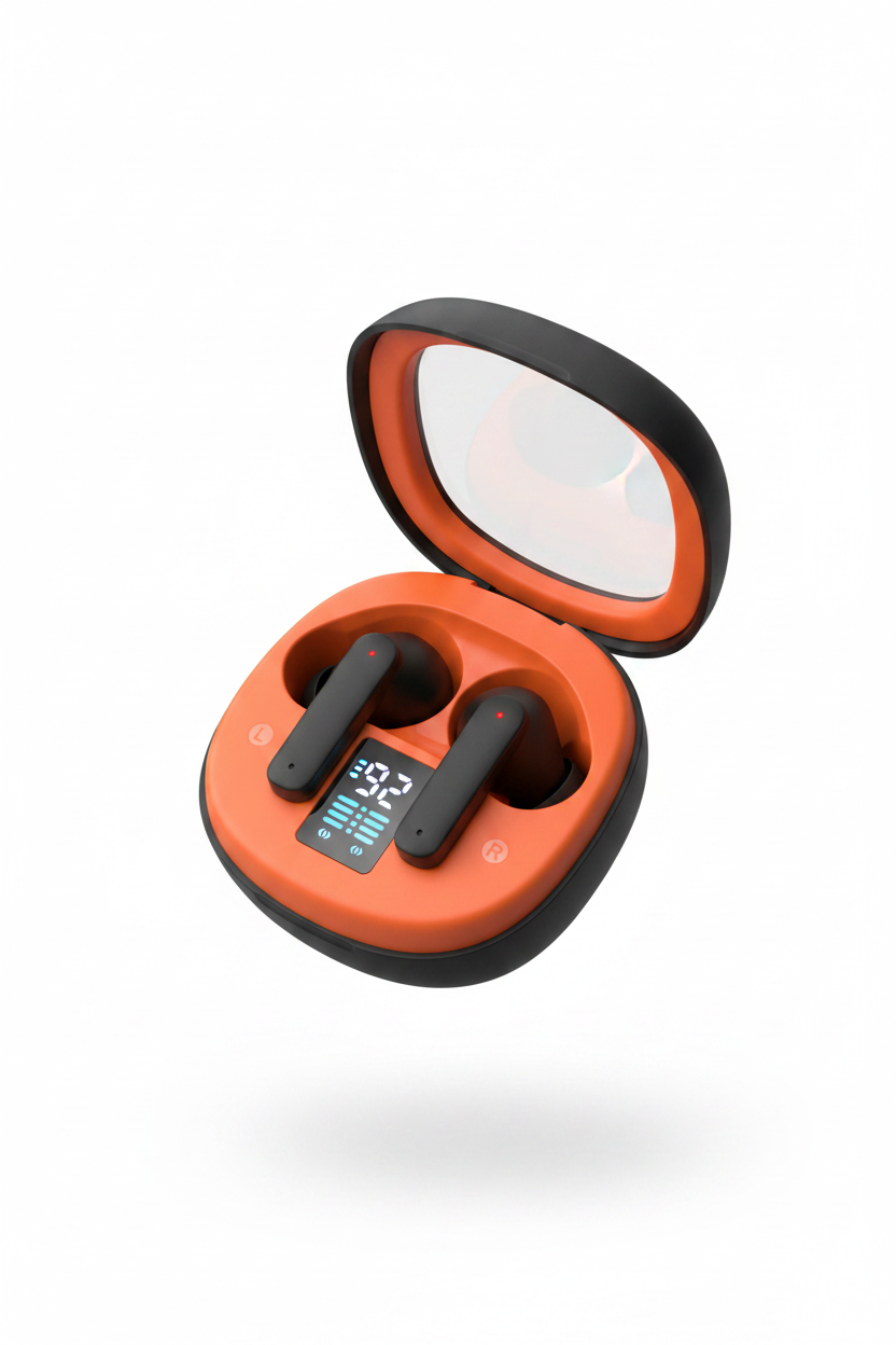 iAccess TWS Wireless Earbuds with Digital Display