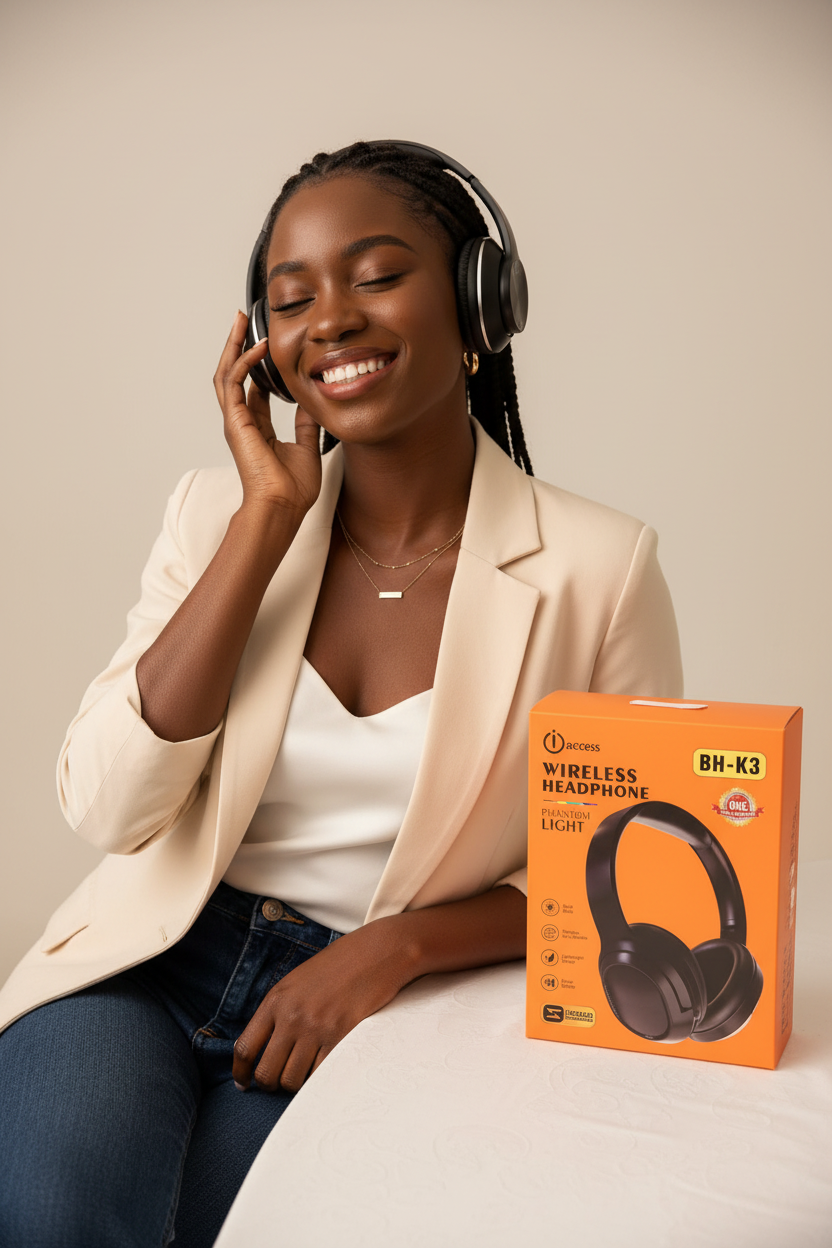 iAccess BH-K3 Wireless Bluetooth Headphones