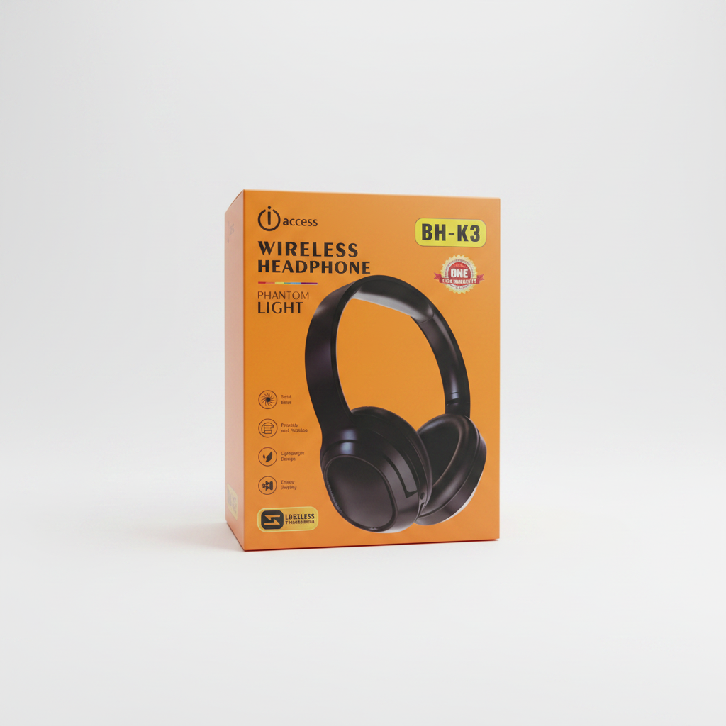 iAccess BH-K3 Wireless Bluetooth Headphones